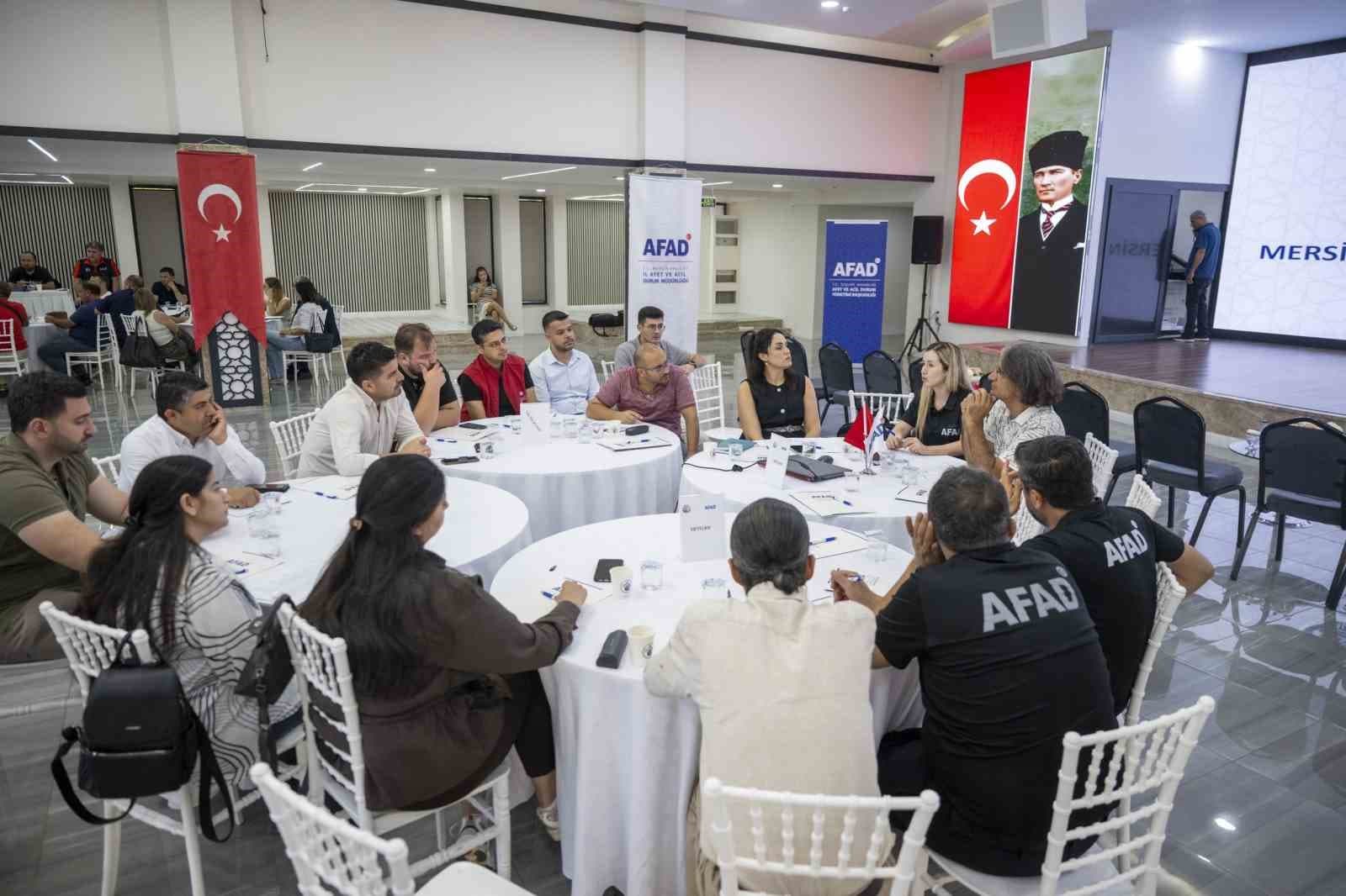 Mersin’in afet riskleri için 5 yıllık eylem planı hazırlanıyor