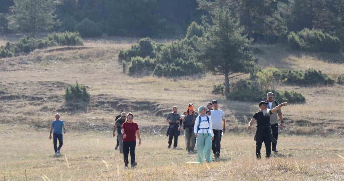 Erzurum’da doğanın kalbinde 15 kilometrelik yürüyüş
