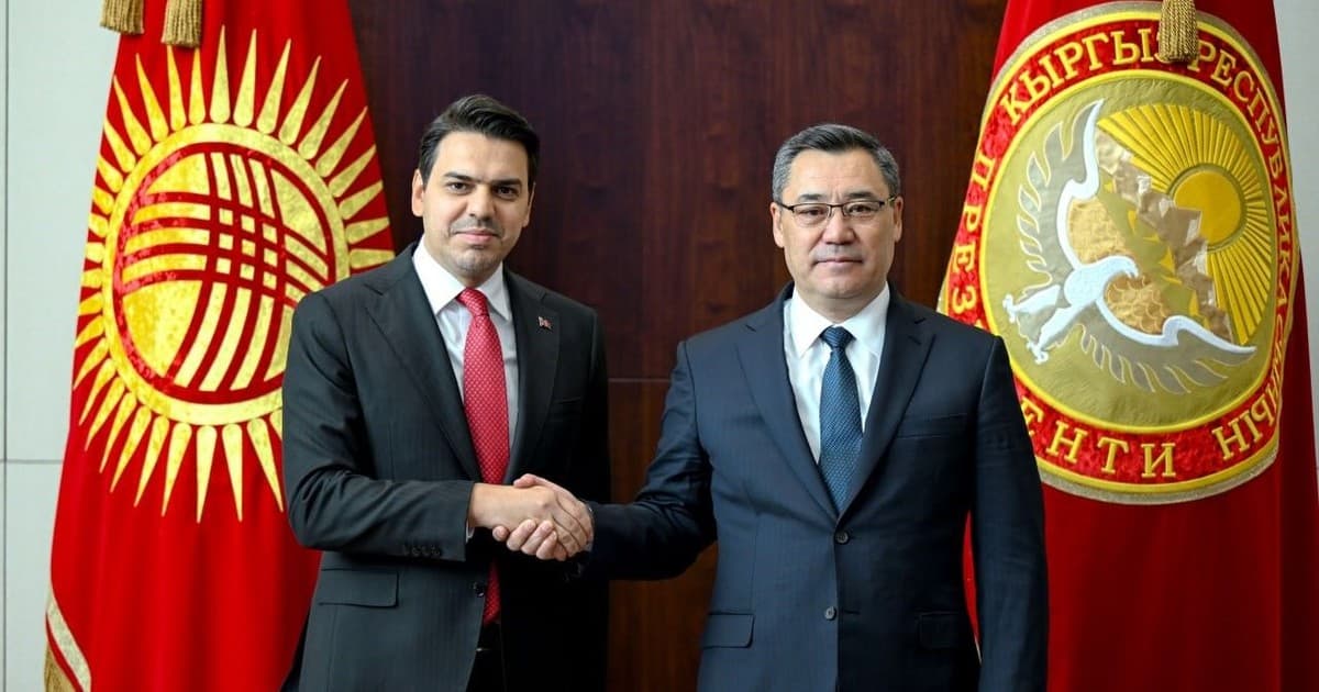 Kırgızistan Cumhurbaşkanı Caparov, TİKA Başkanı Eren’i kabul etti