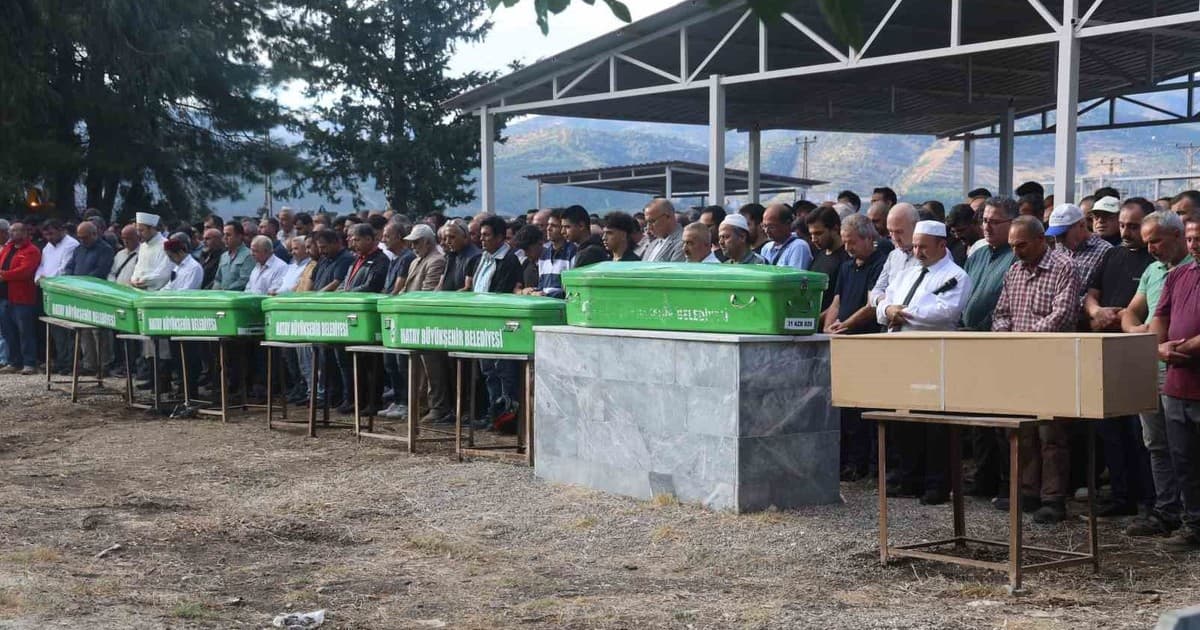 Kazada ölen 7 kişiye duygu dolu veda