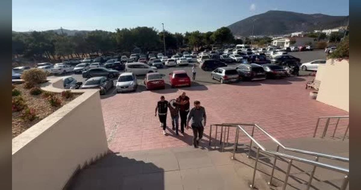 Bodrum’da cinayet şüphelisi adliyeye sevk edildi