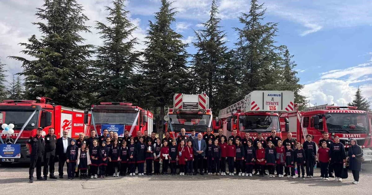 Başkan Aşgın, Çorum İtfaiyesi personelinin İtfaiye Haftası’nı kutladı