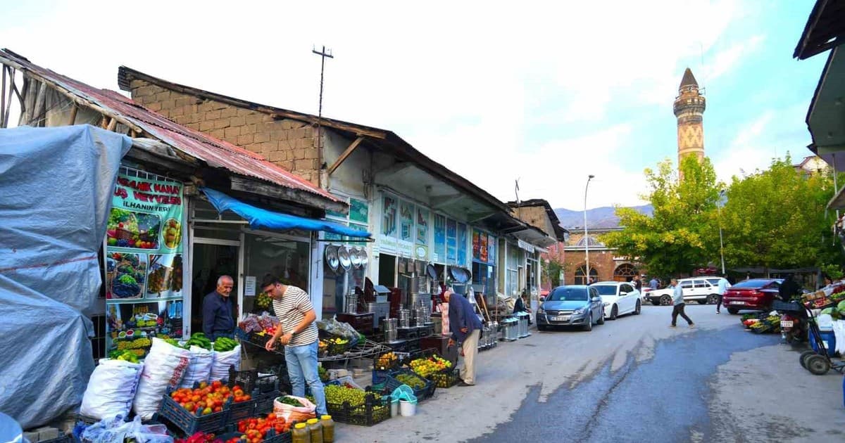 Muş’un ünlü bağlarında yetiştirilen güz meyveleri tezgâhtaki yerini aldı