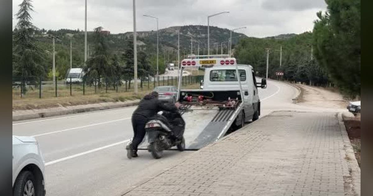 Burdur’da plakasız şüpheli motosikletin şase ve motor numarası kazınmış çıktı