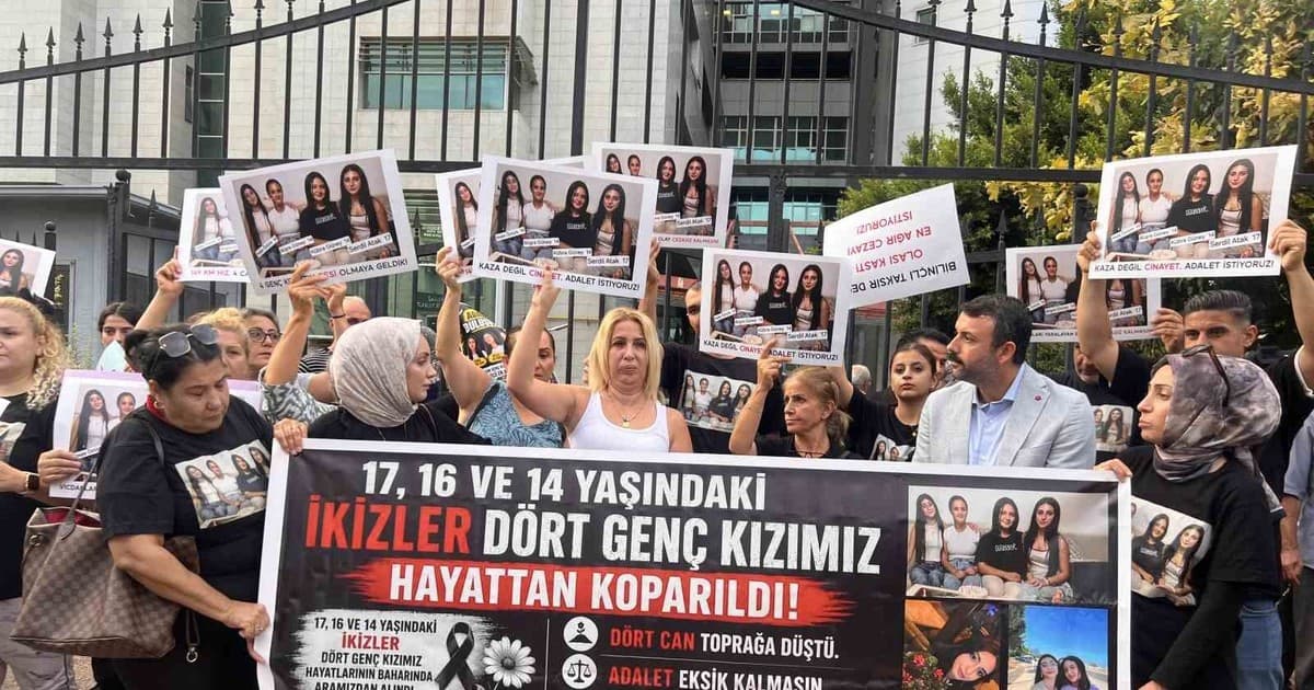 Mersin’de 4 kız çocuğunun öldüğü kazada sanık tahliyesini istedi