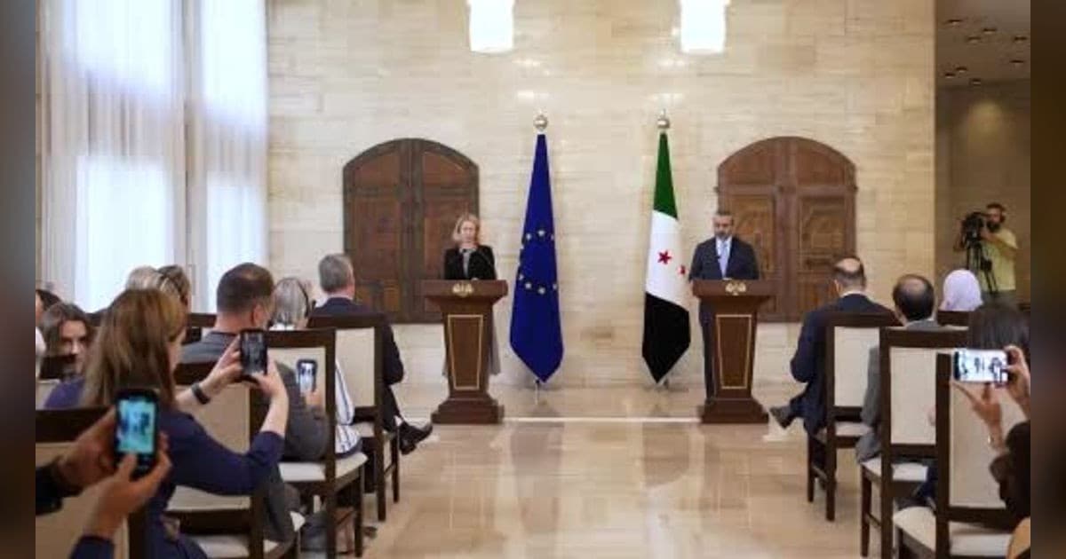AB Yüksek Temsilcisi Kallas’tan Suriye’ye ilk resmi ziyaret