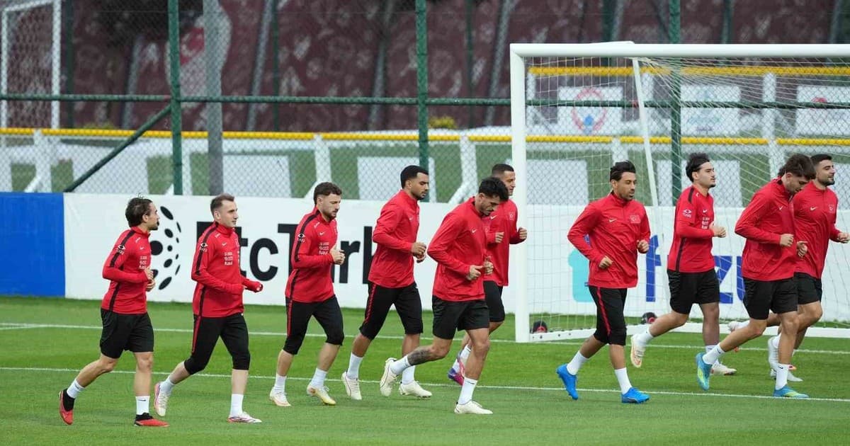 A Milli Takım, Belçika maçının hazırlıklarına başladı