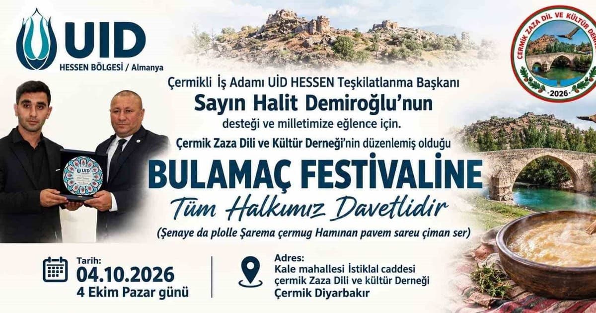 Diyarbakır’da Bulamaç Festivali düzenlenecek