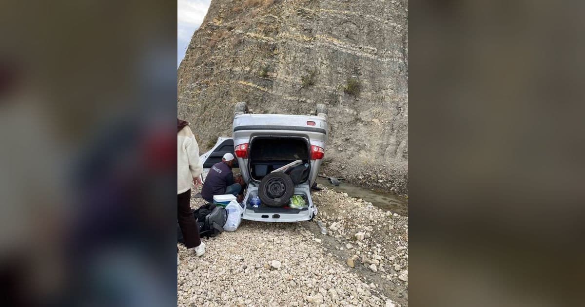 Tekirdağ’da otomobil takla attı: 2 yaralı