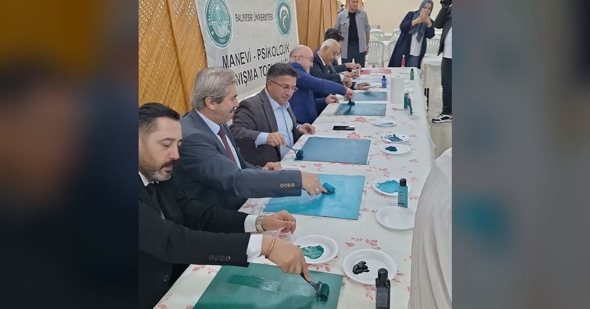 Balıkesir Üniversitesi'nden Gazze İçin Anlamlı Sanat Etkinliği