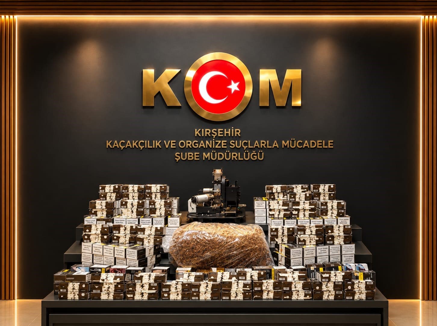 Kırşehir'de Yasa Dışı Tütün Operasyonu: Binlerce Makaron Ele Geçirildi