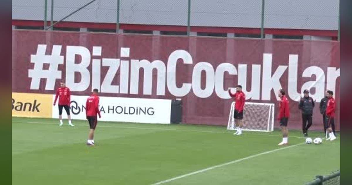 A Milli Takım Belçika Deplasmanı Öncesi Hazırlıklarını Noktaladı