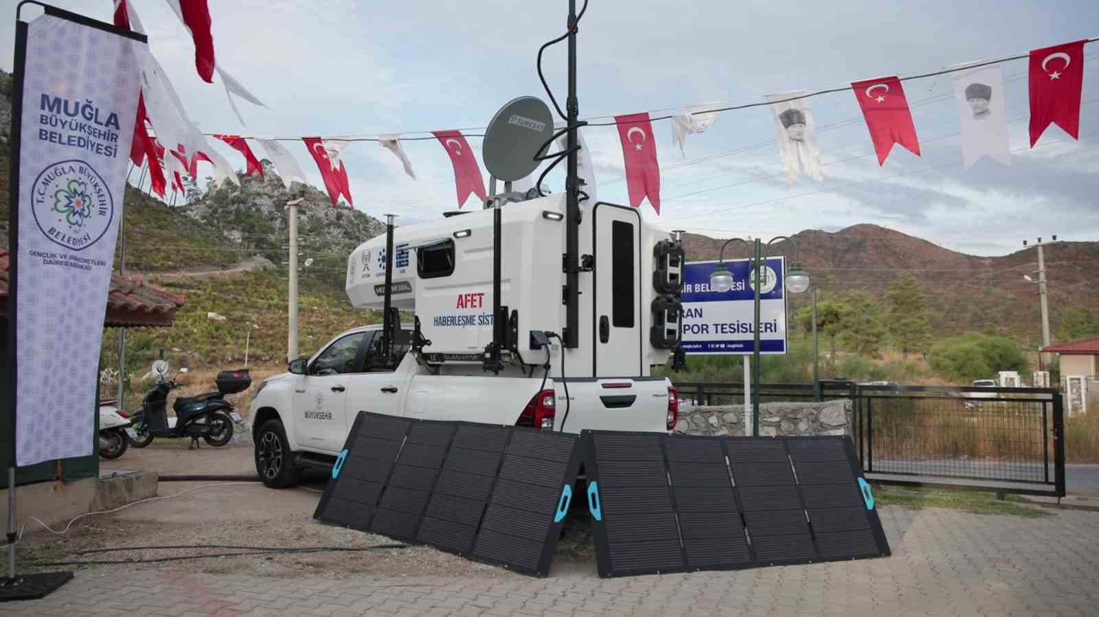 Muğla'da Afet Anlarında İletişimi Sağlayacak Mobil Sistem Geliştirildi