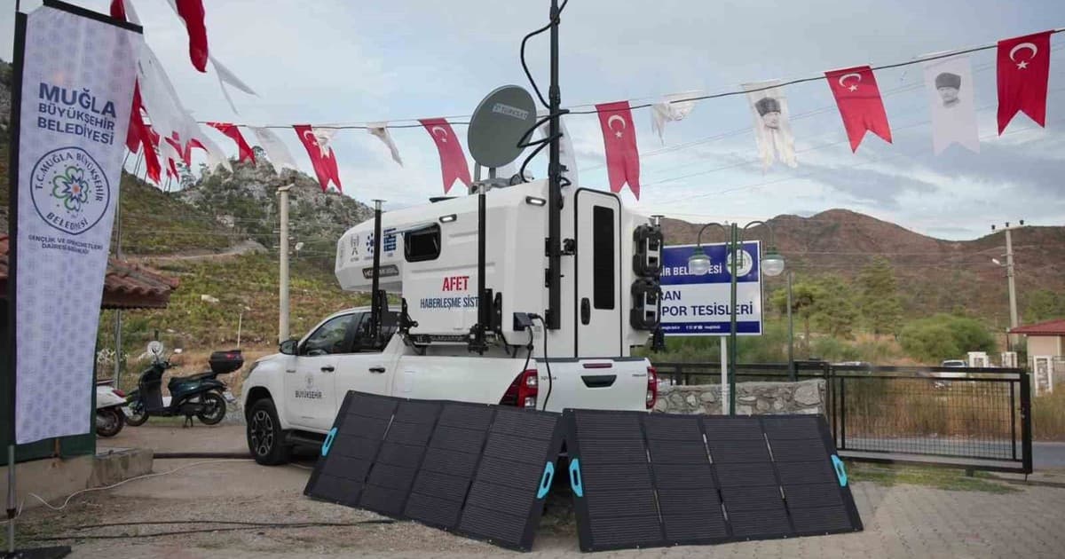 Muğla'da Afet Anlarında İletişimi Kesintisiz Sağlayacak Mobil Sistem Geliştirildi