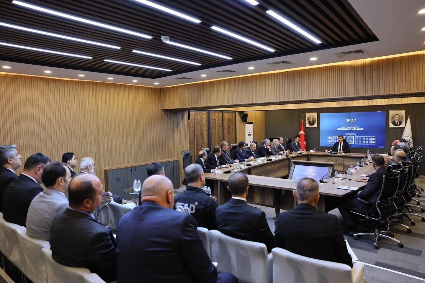 Erzincan'da Kurumlar Arası Koordinasyon ve Projeler Ele Alındı