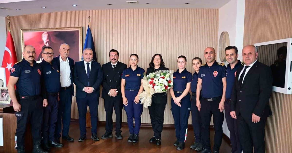 Başkan Çerçioğlu İtfaiye Haftası'nda Ekipleri Ağırladı