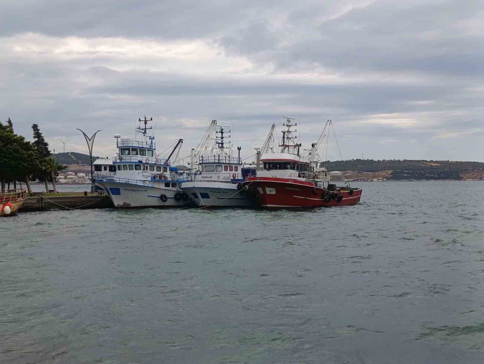 Aliağa'da Şiddetli Poyraz Balıkçıları Karaya Bağladı