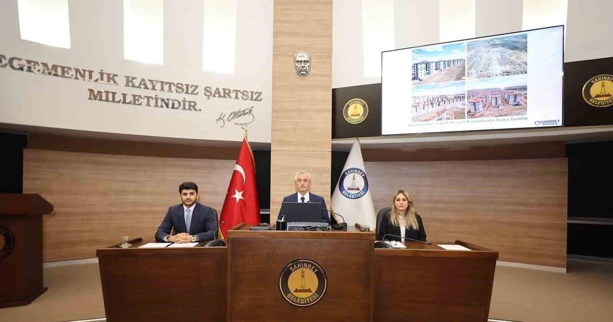 Şahinbey Belediyesi Ekim Ayı Meclis Toplantısı Gerçekleştirildi