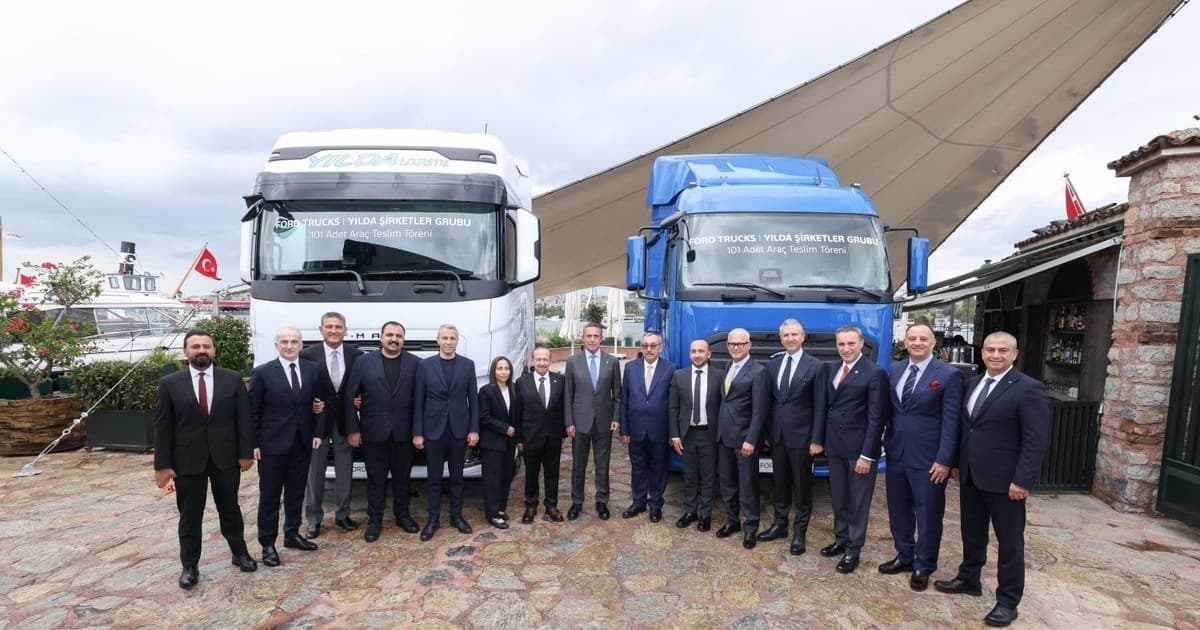 Ford Trucks'tan Yılda Şirketler Grubu'na 101 Araçlık Filo Teslimatı