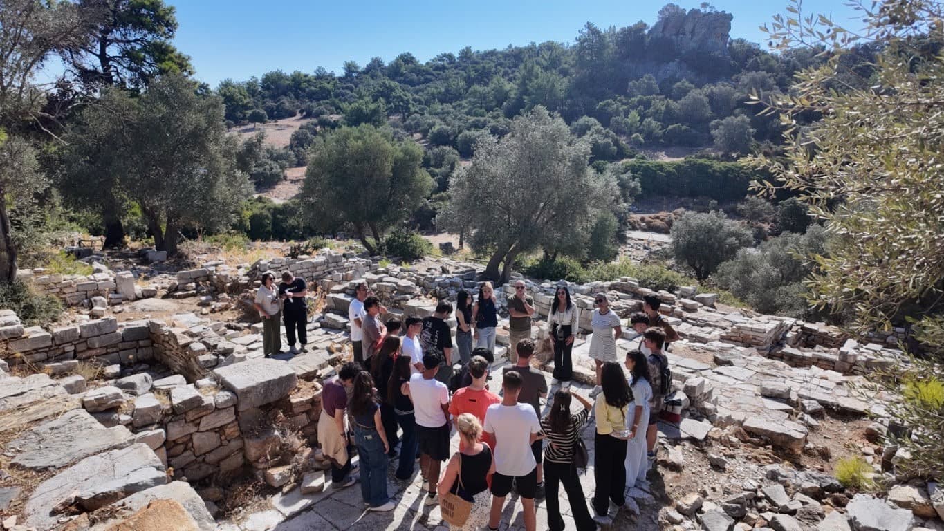 Türk ve Alman Öğrenciler Bodrum'daki Pedasa Antik Kenti'ni Keşfetti