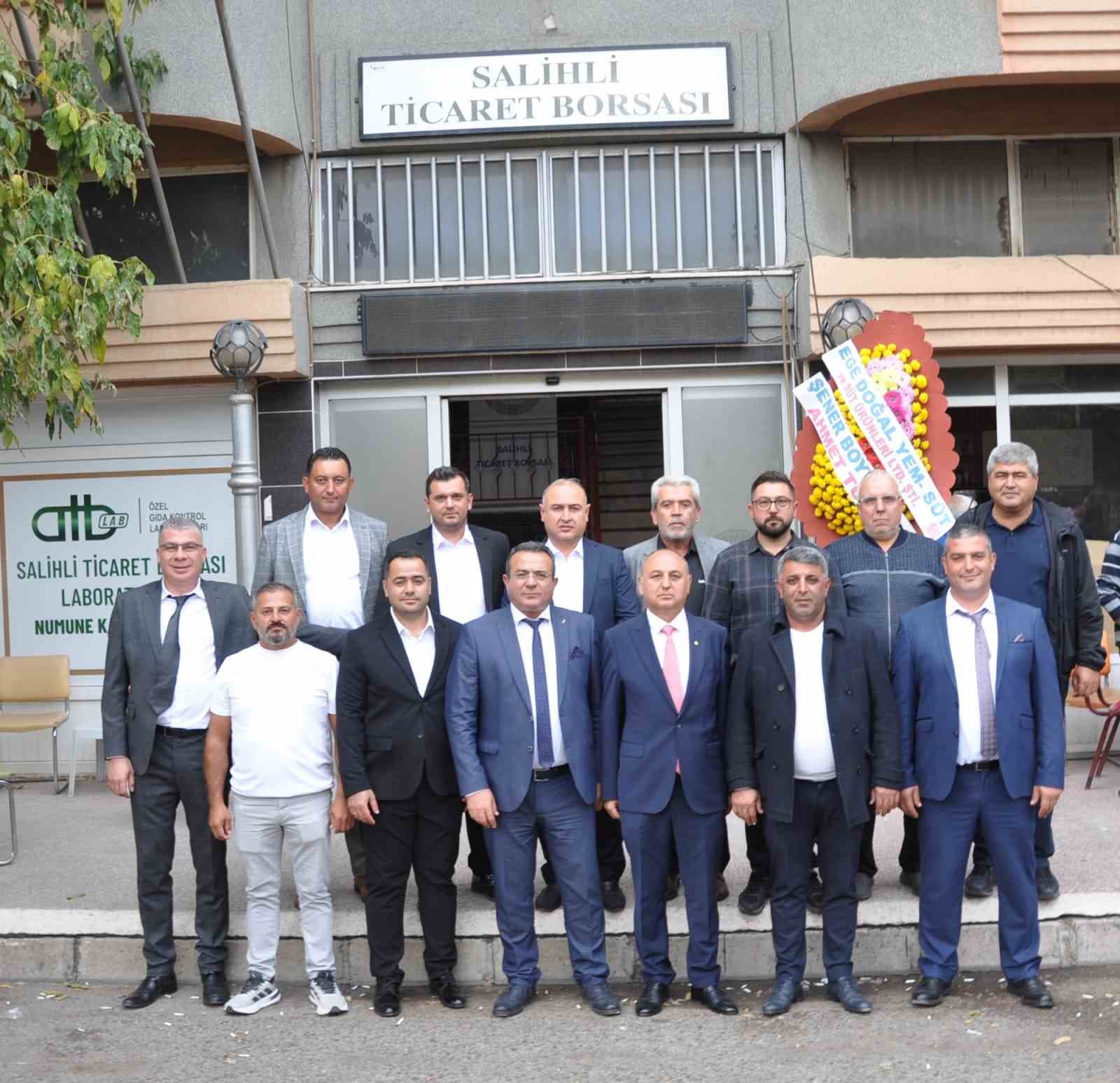 Salihli Ticaret Borsası'nda Yetiş Aksoy Güven Tazeledi