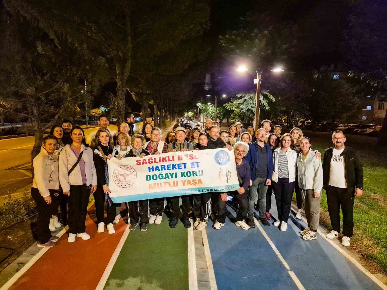 Muğla'da Dünya Kalp Günü İçin Sağlıklı Yaşam Yürüyüşü Yapıldı