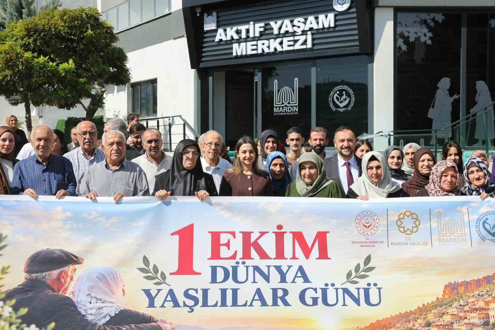 Mardin'de Dünya Yaşlılar Günü Özel Etkinliklerle Kutlandı