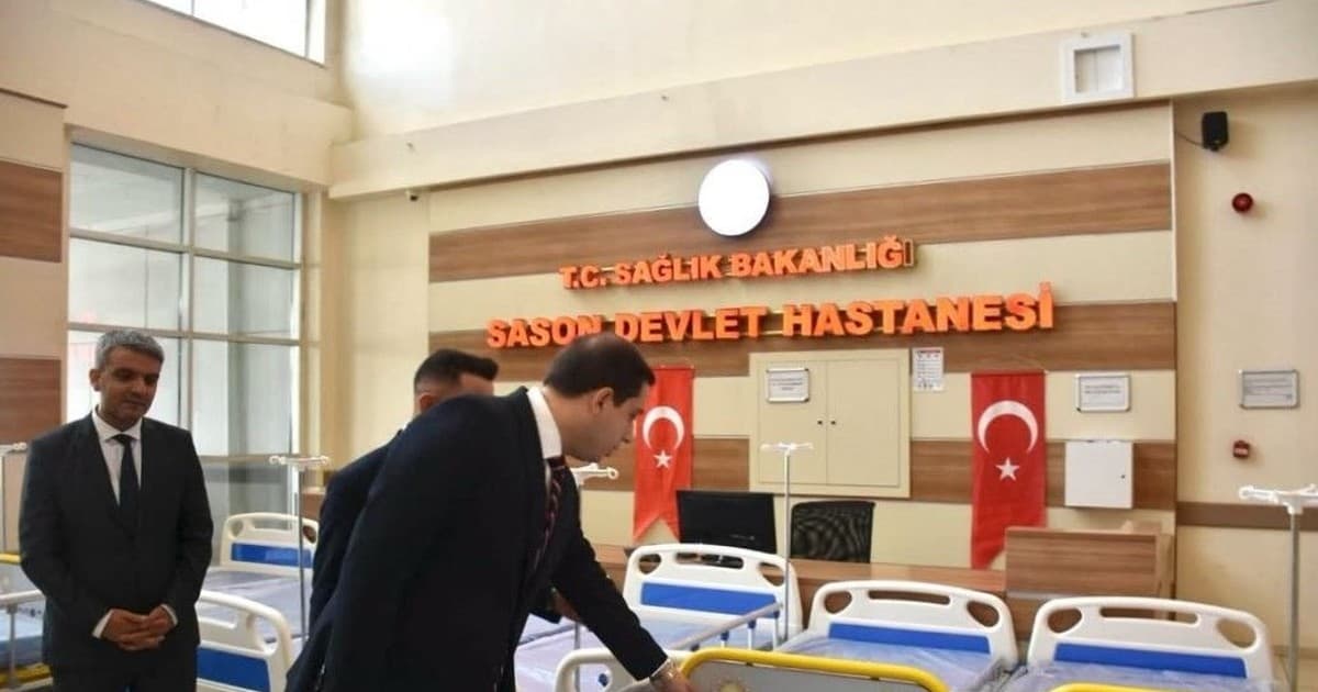 Sason'da Yatağa Bağımlı Hastalara 10 Özel Yatak Desteği