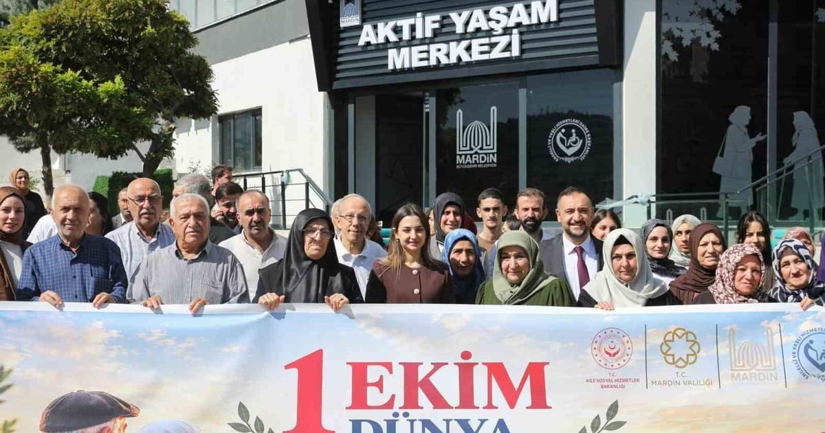 Mardin'de Dünya Yaşlılar Günü Özel Etkinlikle Kutlandı