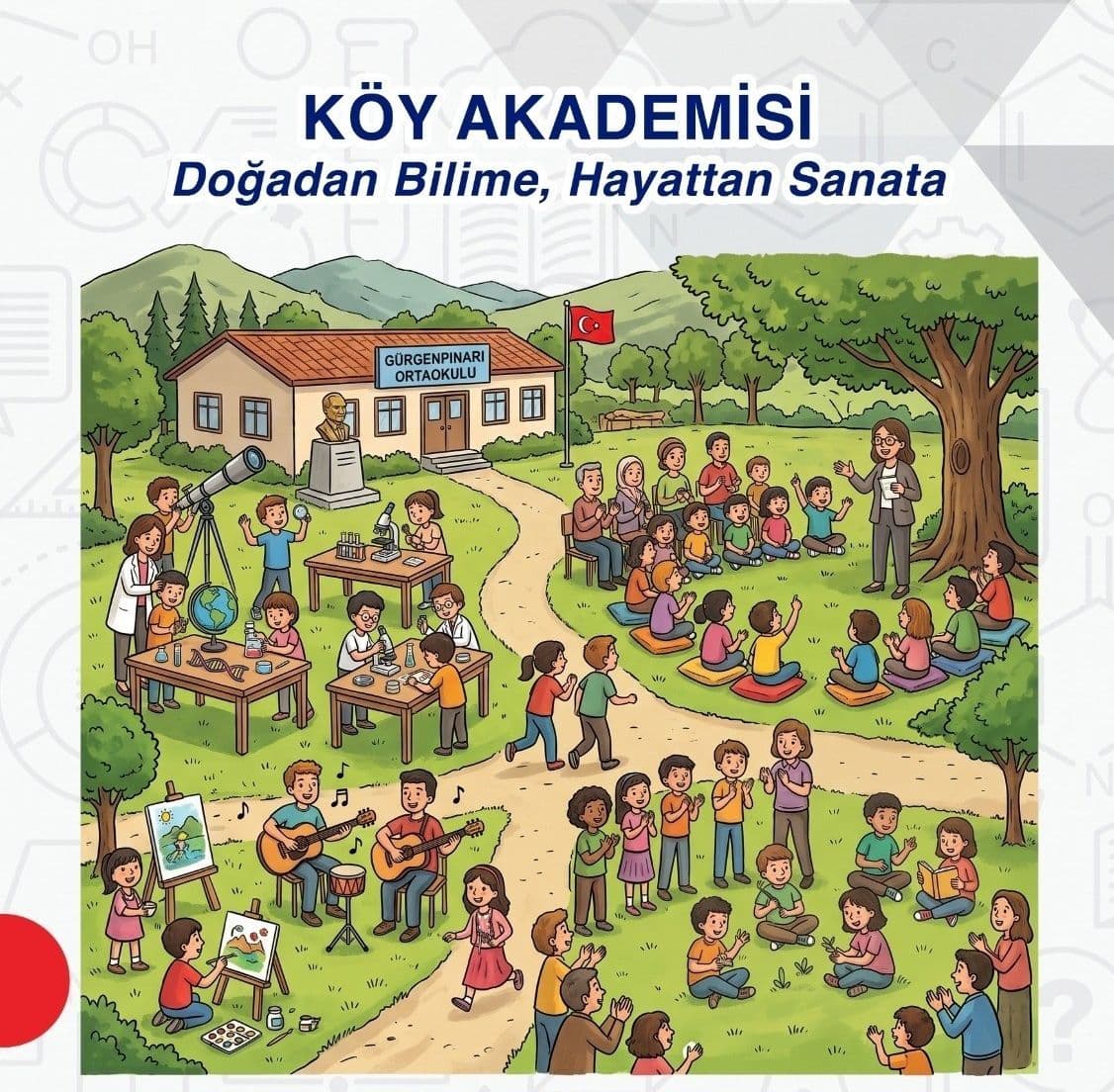 BARÜ'den Köy Okullarına Bilim ve Sanat Aşısı: 'Köy Akademisi' Başlıyor