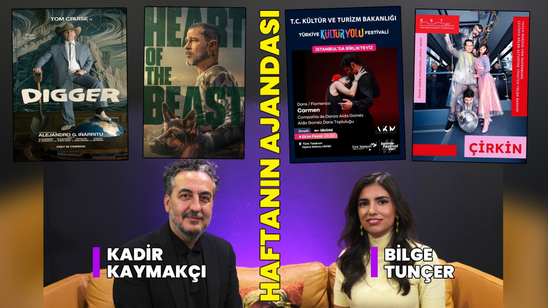 Kültür Sanat Etkinliklerinde Bu Hafta: Öne Çıkan Sinema, Tiyatro ve Konserler