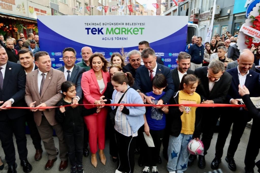 Çorlu'da İki Yeni TEK Market Şubesi Hizmete Açıldı