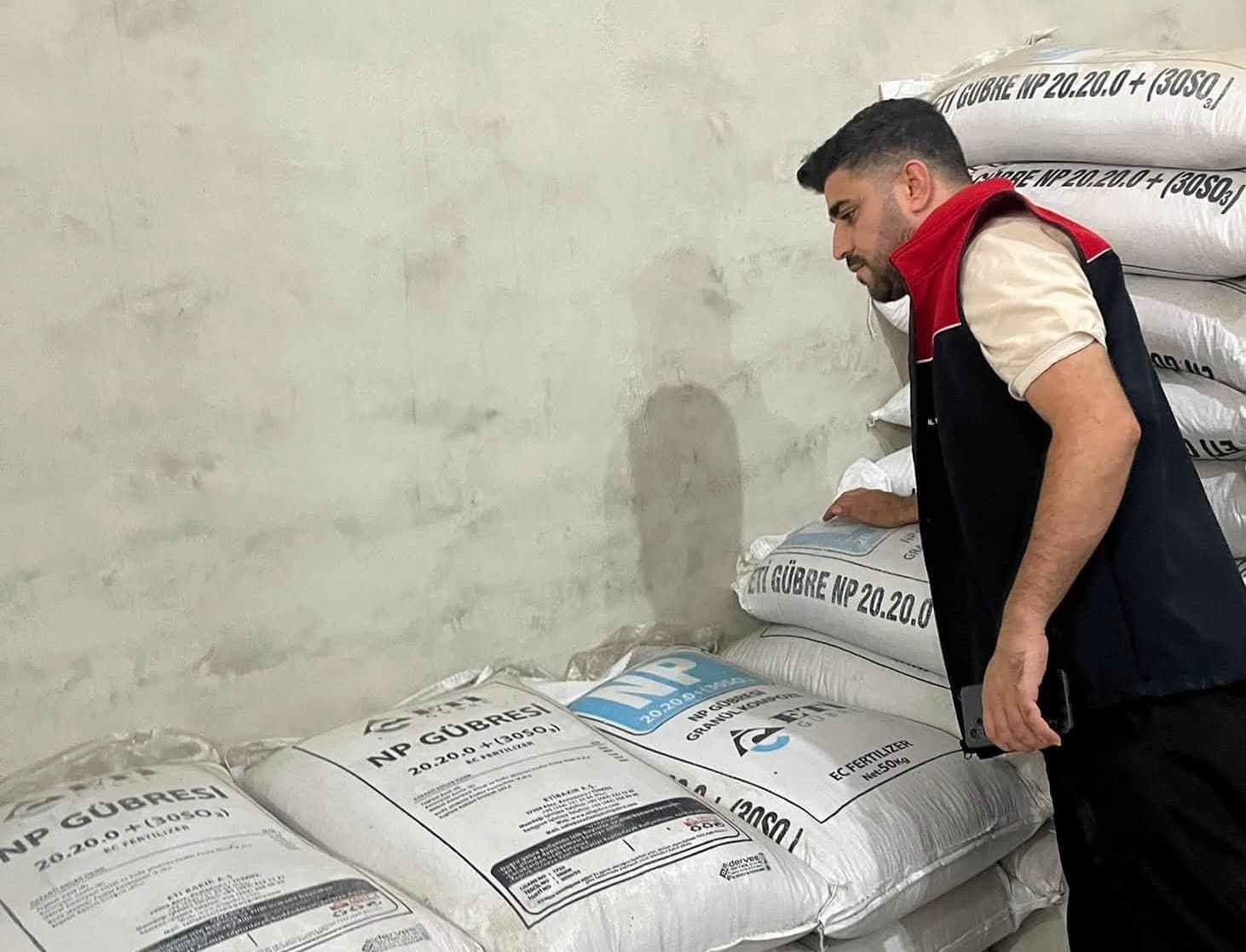 Cizre'de Gübre Satış Noktalarına Kapsamlı Saha Denetimi