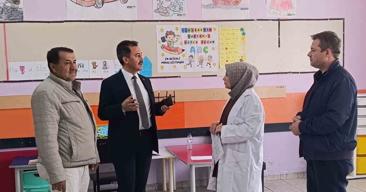 Bolvadin İlçe Milli Eğitim Müdürü Keleş'ten Okul Ziyareti ve Eğitim Değerlendirmesi