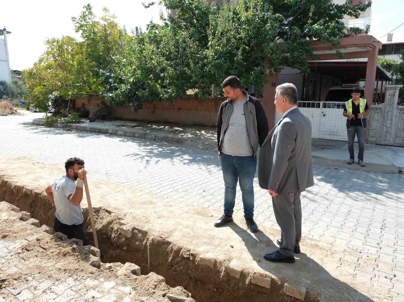 Buharkent Menderes Mahallesi'nde Doğal Gaz Çalışmaları Başladı