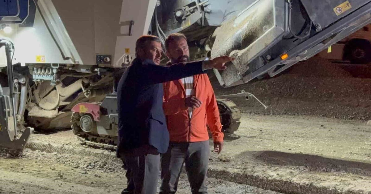 Karabük Sanayi Kavşağı'nda Trafik Çift Şeride Çıkarılıyor