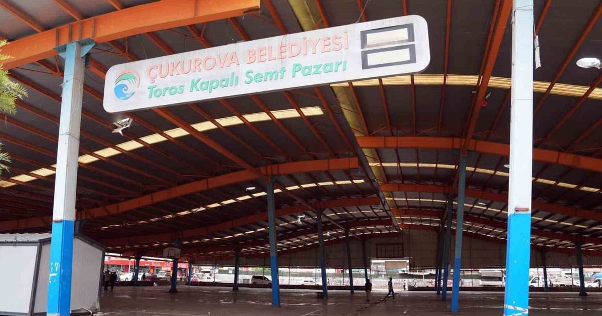 Çukurova'da Semt Pazarları Modernize Ediliyor