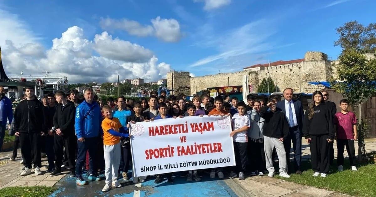 Sinop’ta Gençler Sağlıklı Yaşam İçin Adım Attı