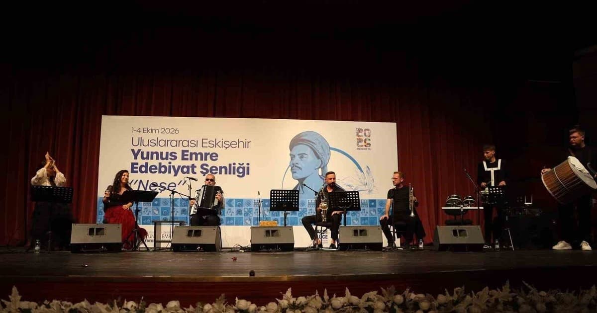 Eskişehir'de Uluslararası Yunus Emre Edebiyat Şenliği Görkemli Bir Törenle Başladı