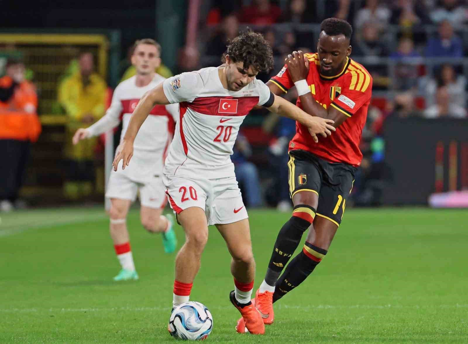 UEFA Uluslar Ligi: Belçika: 1 - Türkiye: 0 (İlk yarı)