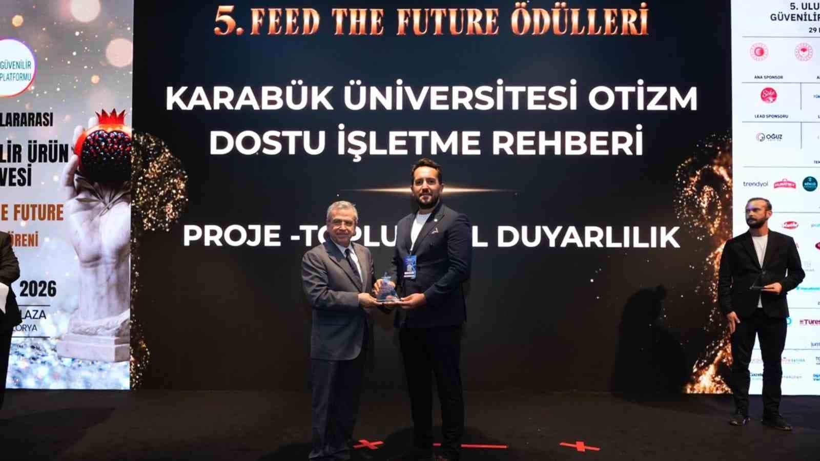 KBÜ’nün "Otizm Dostu Restoran Rehberi" projesine toplumsal duyarlılık ödülü