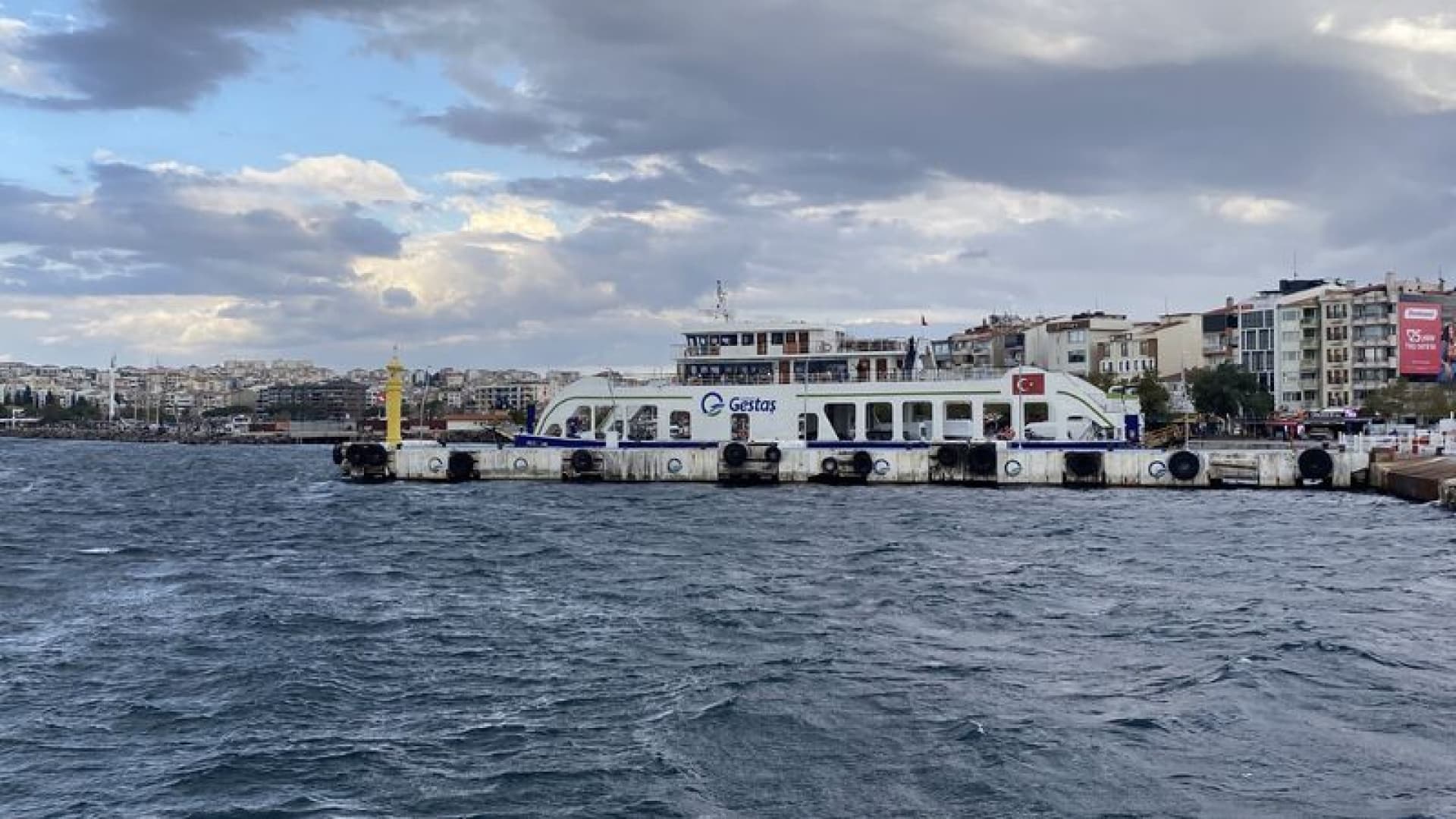 Gökçeada feribot seferlerinde iptaller