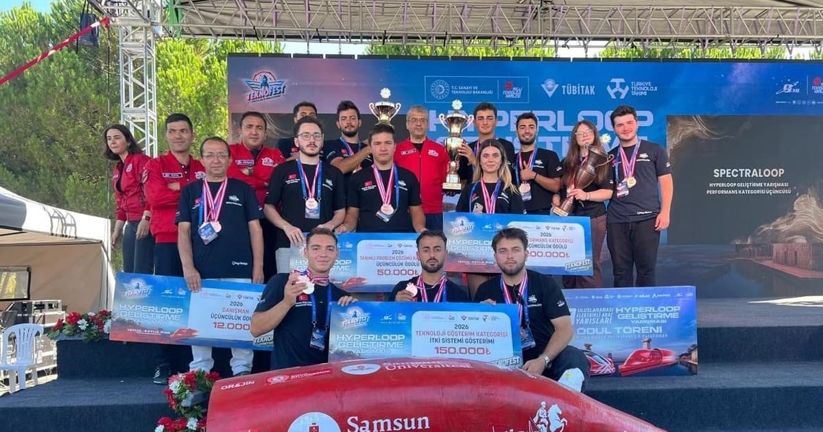 SAMÜ’ye TEKNOFEST’te 12 ödül
