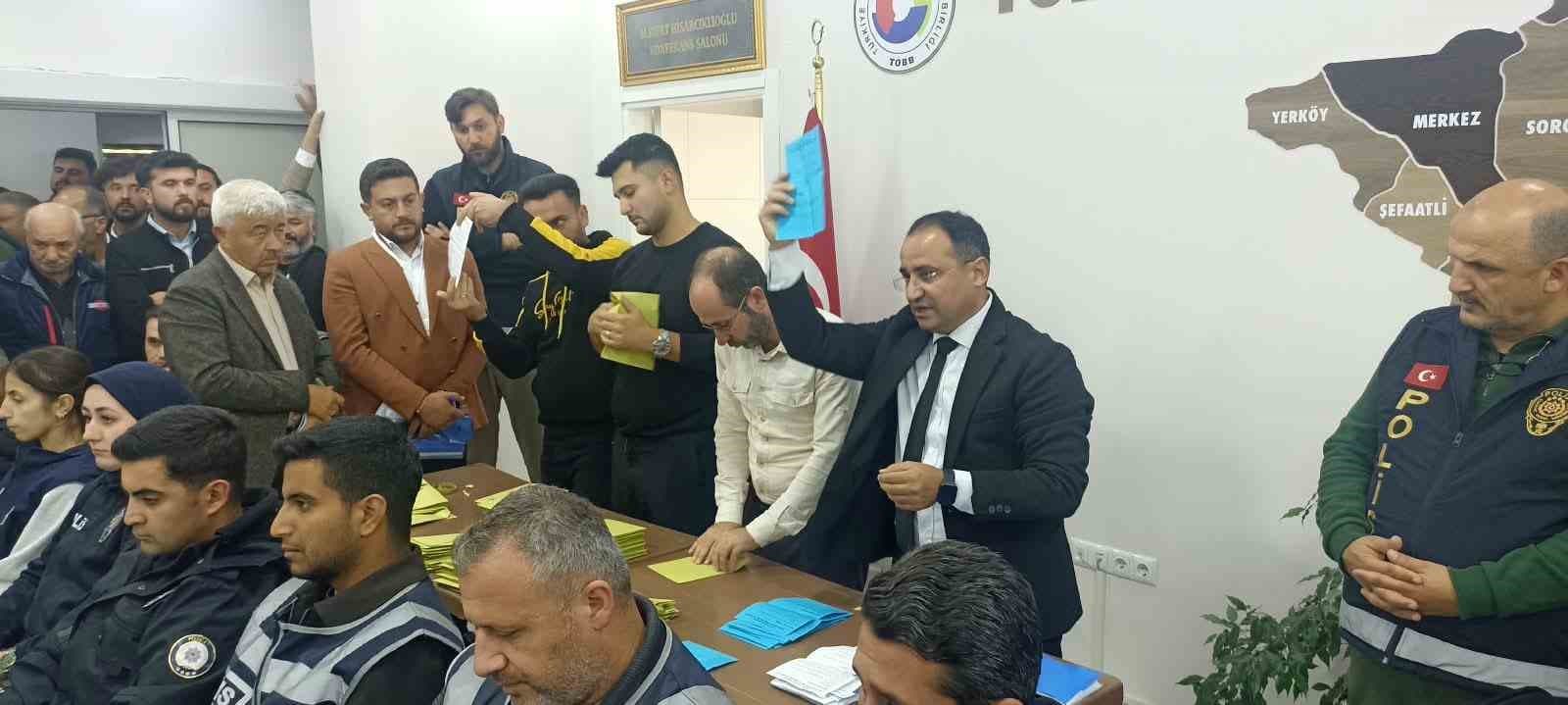 Yozgat Ticaret Borsası’nda sandıktan Yakup Bulut çıktı