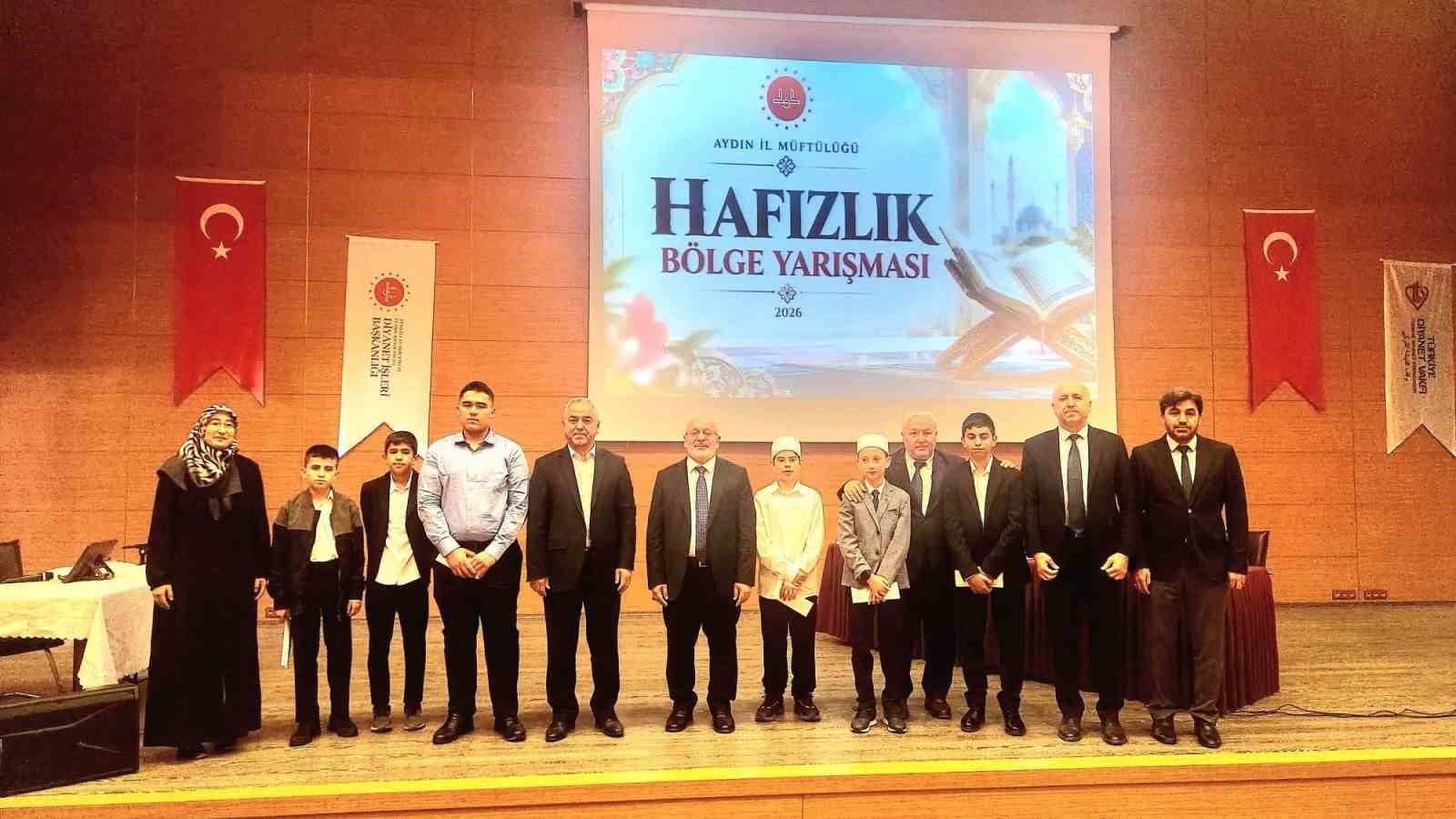 Hafızlık bölge yarışmasının birincileri Aydın’da belli oldu