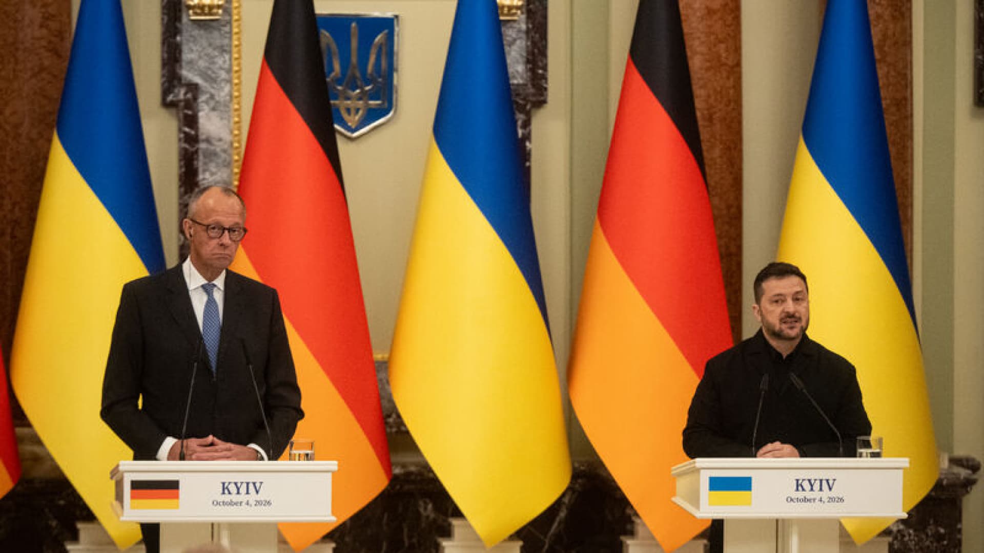 Almanya Başbakanı Kiev'de
