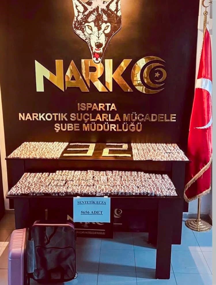 Isparta’da uyuşturucu operasyonunda 2 şüpheli tutuklandı