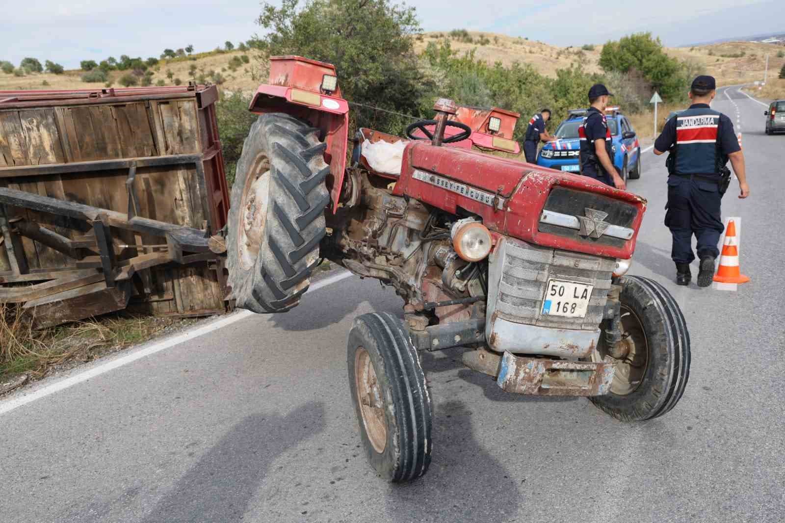 Nevşehir’de traktör kazası: 2’si çocuk, 3 yaralı