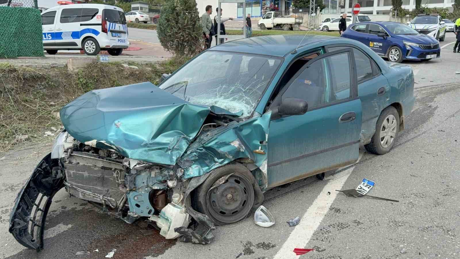 Samsun’da zincirleme kaza: 2 yaralı