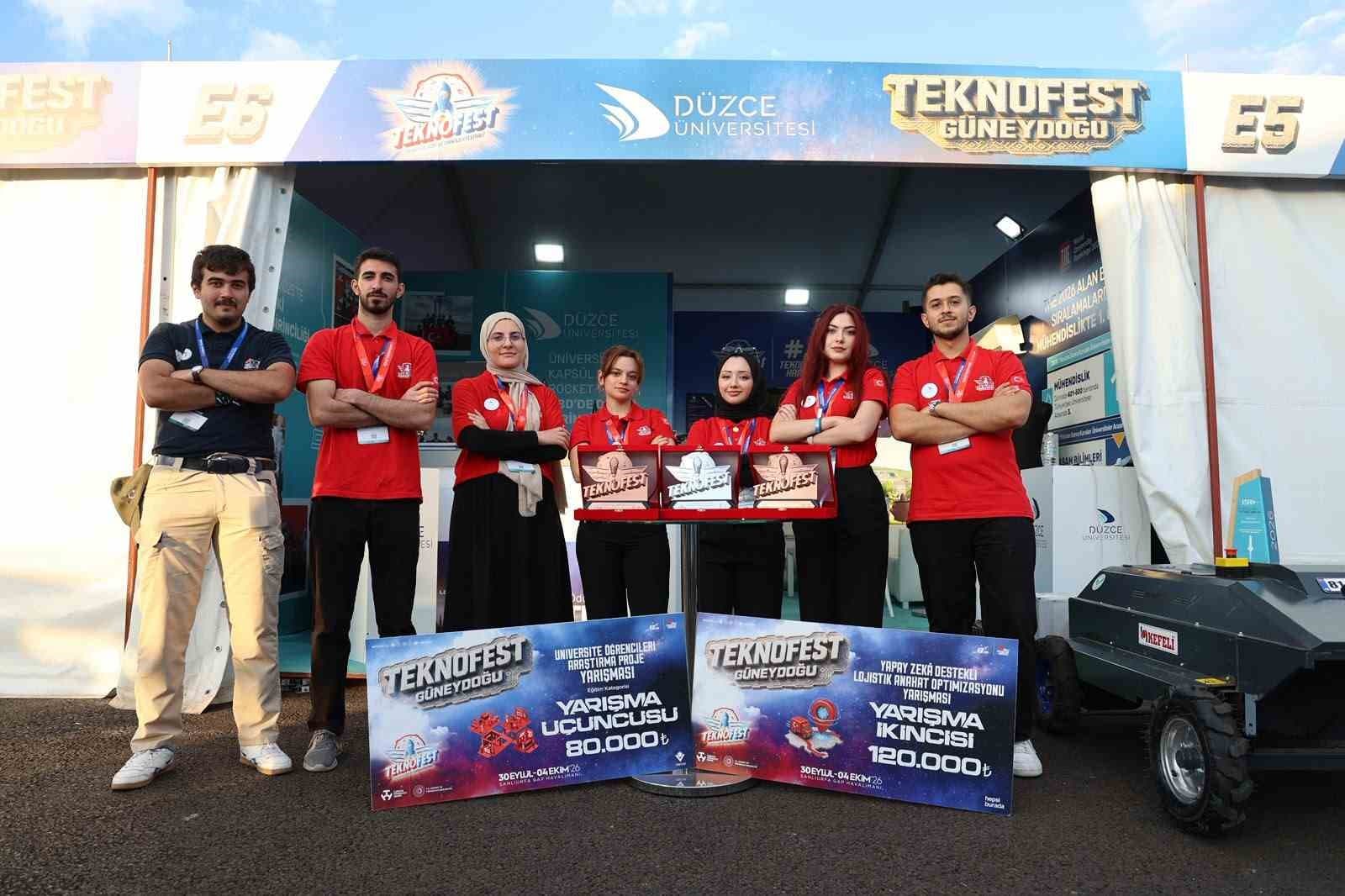 Düzce Üniversitesi beş alanda 5 ödülle